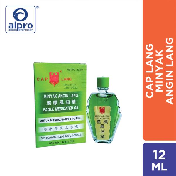 Minyak Angin Cap Lang Hijau Besar 12Ml